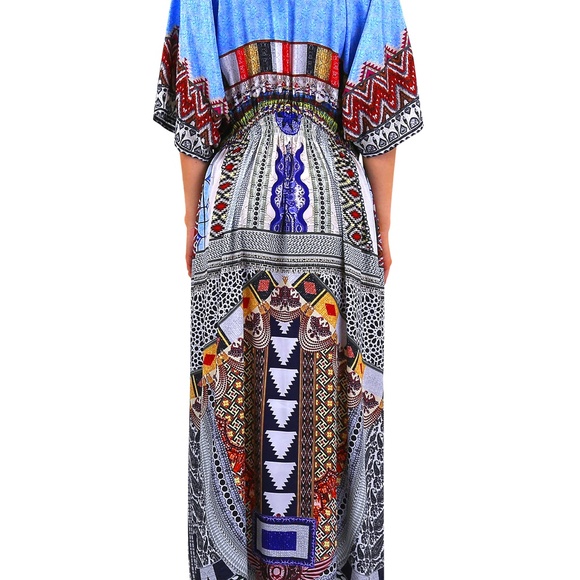 Caftan Dress-Kaftan Coverup Women's Kaftan Dress - Picture 3 of 11